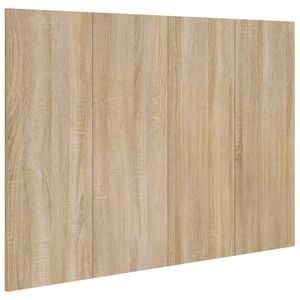 vidaXL Testiera Letto Rovere Sonoma 120x1,5x80 cm in Legno Multistrato