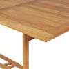 vidaXL Set da Pranzo da Giardino 7 pz in Legno Massello di Teak