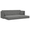 vidaXL Divano-letto da pavimento 200cm Grigio scuro Velluto