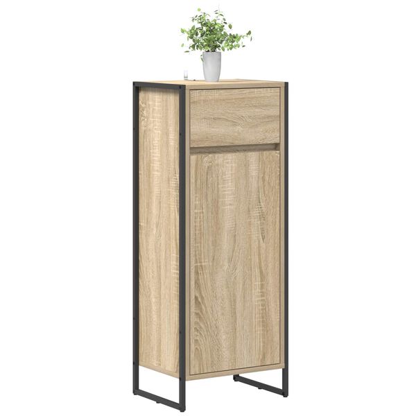 vidaXL Mobile da Bagno Sonoma 40 x 30 x 100 cm Legno multistrato