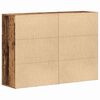 vidaXL Credenza 2 pcs Legno vecchio 60 x 31 x 84 cm Legno multistrato