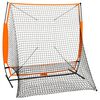 vidaXL Rete da Allenamento Multisport Baseball Nera 174x76x158,5 cm