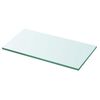 vidaXL Mensola in Vetro Trasparente 30x12 cm