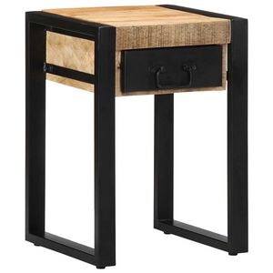 vidaXL Tavolino 35x35x50 cm in Legno Grezzo Massello di Mango