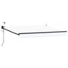 vidaXL Tettuccio Elettrico Retrattile Bianco 3,5 x 2 m