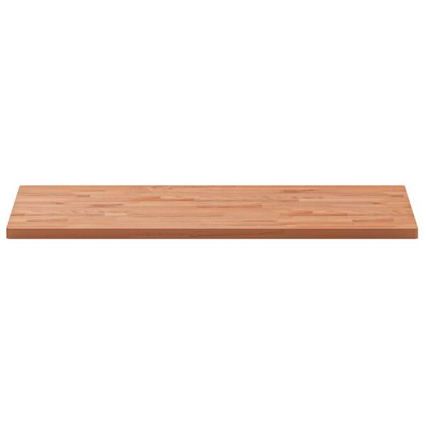 vidaXL Piano Tavolo 100x50x2,5cm Rettangolare Legno Massello di Faggio