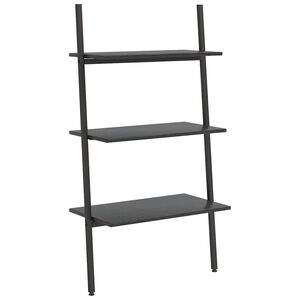 vidaXL Scaffale Pendente a 3 Livelli Nero 64x34x116cm