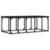 vidaXL Tavolino da Salotto Nero 100x50x35,5 cm in Legno Multistrato