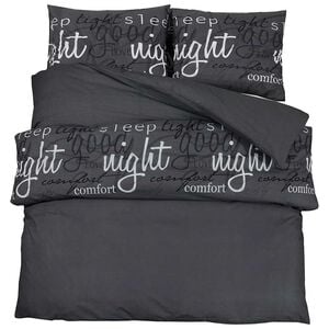 vidaXL Set Copripiumino Nero e Bianco 225x220 cm in Cotone