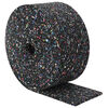 vidaXL Rotolo di Granulato in Gomma Nero 1000 x 10 x 0,3 cm Gomma