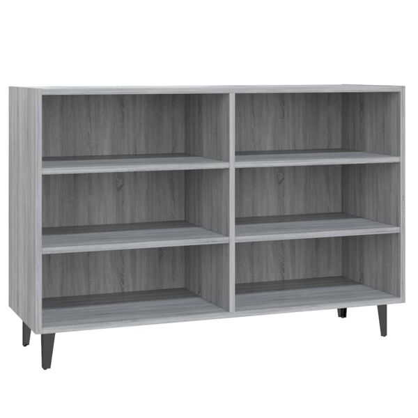 vidaXL Credenza Grigio Sonoma 103,5x35x70 cm in Truciolato