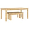 vidaXL Set da Pranzo 3 pz PANAMA in Legno Massello di Pino
