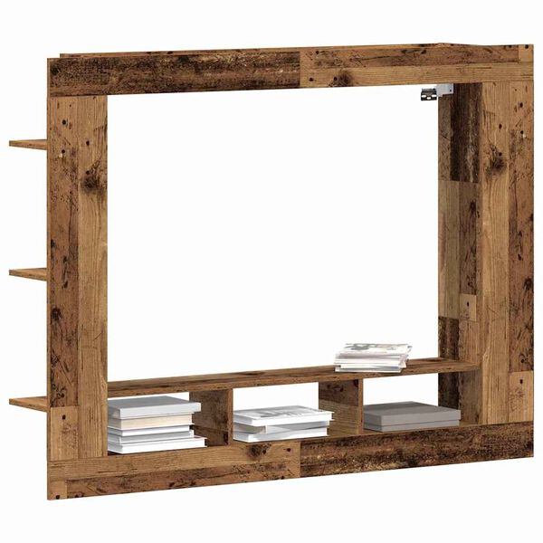 vidaXL Mobile TV Legno vecchio 152 x 22 x 113 cm Legno multistrato
