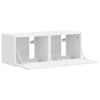 vidaXL Mobile TV da parete 2 pcs Bianco 60 x 31 x 29.5 cm