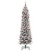 vidaXL Albero di Natale artificiale con 300 LED Bianco 210 cm