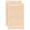 vidaXL Ante con Design a Lamelle 2 pz 61,5x39,4 cm in Legno di Pino