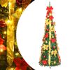 vidaXL Albero di Natale Artificiale Pop-up con 200 LED Verde 210 cm