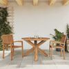 vidaXL Tavolo da Giardino &Oslash;109x74 cm in Legno Massello di Teak