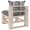 vidaXL Set Divani da Giardino Pallet 7 pz con Cuscini in Legno di Pino