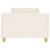 vidaXL Struttura letto bambini con testata Crema 90 x 200 cm