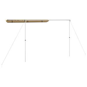vidaXL Tendalino per Camper e Roulotte 3x2x2,15 m Beige