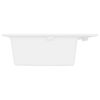 vidaXL Lavello da cucina Bianco 79 x 50 x 31 cm Granito