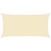 vidaXL Vela Parasole 160 g/m&sup2; Crema 4x7 m in HDPE