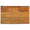 vidaXL Piano Tavolo Bordi Vivi 60x30x2,5 cm in Legno Massello di Mango