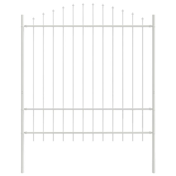 vidaXL Recinzione per Giardino 2 pcs Bianco 170 x 215 cm