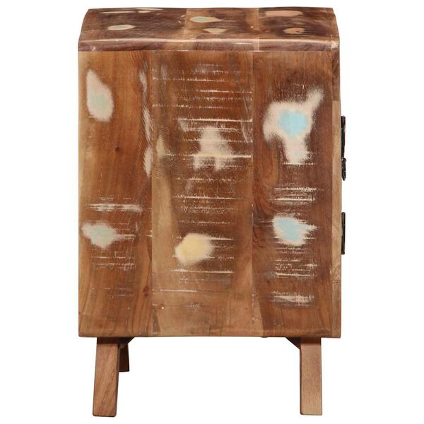 vidaXL Comodini 2pz 40x32x46 cm in Legno Massello di Recupero