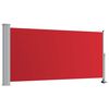 vidaXL Tenda Laterale Retrattile per Patio 120x300 cm Rossa