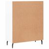 vidaXL Credenza 69,5x34x90 cm in Legno Multistrato Bianco Lucido