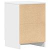 vidaXL Comodino Bianco 38x35x56 cm in Legno Ingegnerizzato