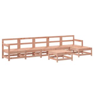 vidaXL Set Salotto da Giardino 7 pz in Legno Massello di Douglas