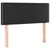 vidaXL Testiera Nero 90x5x78/88 cm in Similpelle
