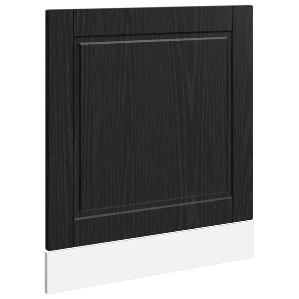 vidaXL Mobile da cucina Rovere Nero 60 x 1,5 x 67 cm Legno multistrato