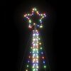 vidaXL Albero di Natale a LED 789 LED Colorato 476 cm