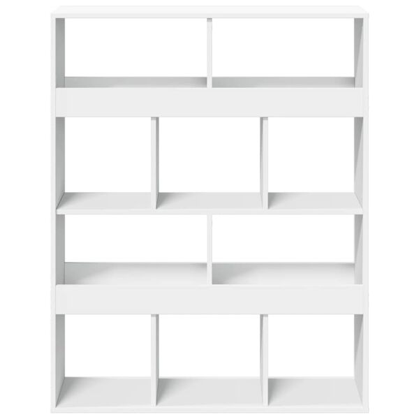 vidaXL Divisorio Stanza Bianco 100x33x125,5 cm in Truciolato