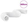 vidaXL Condotto di Scarico in PVC 6m &Oslash;20cm