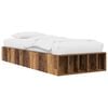 vidaXL Telaio del letto con storage Legno antico 80 x 200 cm