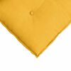vidaXL Cuscino per Schiena Giallo Chiaro 100 x 50 cm Tessuto in Cords