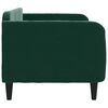 vidaXL Letto da Giorno Verde Scuro 80x200 cm in Velluto