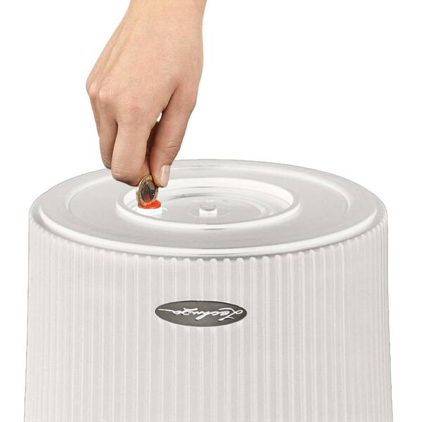 LECHUZA Fioriera Cilindro Color 32 ALL-IN-ONE Bianco 13950