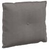 vidaXL Cuscino per Schiena Grigio Chiaro 60 x 50 cm Tessuto in Cords