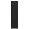 vidaXL Guardaroba Rovere Nero 50 x 30 x 200 cm Legno multistrato