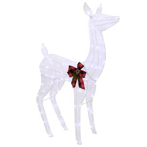 vidaXL Renna di Natale 3D LOVIISA 200 LED Bianco freddo