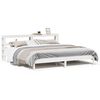 vidaXL Letto senza Materasso Bianco 180x200 cm Legno Massello di Pino