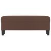 vidaXL Panca Marrone 100x35x41 cm in Similpelle