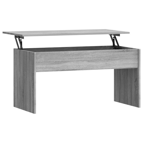 vidaXL Tavolino Grigio Sonoma 102x50,5x52,5 cm in Legno Multistrato