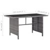 vidaXL Set Divani da Giardino 6 pz con Cuscini in Polyrattan Grigio